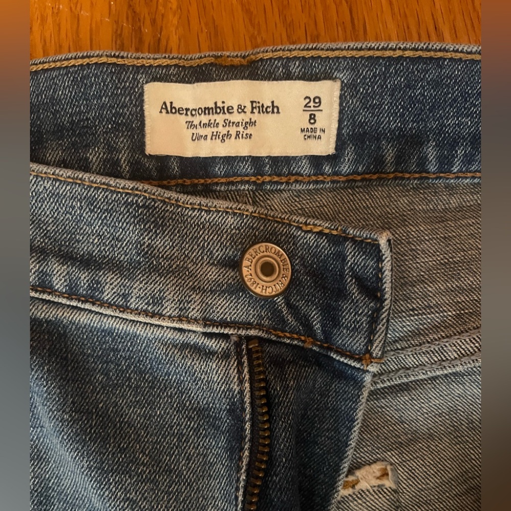 Abercrombie & Fitch Ultra High Rise Denim Pants